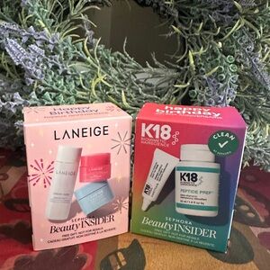 Laneige and K18 Beauty Insider Set
